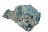 Blue-Green Fluorite on Sparkling Quartz - China #120325-1